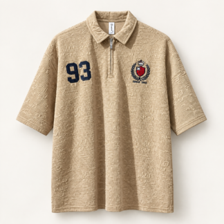 Heritage 93 Textured Zip Polo