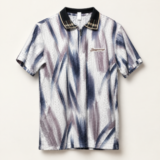 Mistwave Textured Zip Polo