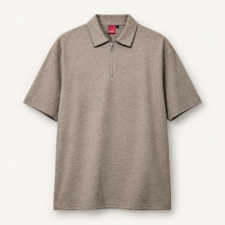 Desert Mist Quarter-Zip Polo