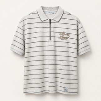 Arctic Breeze Zip Polo