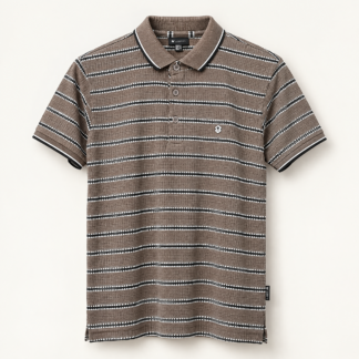 Cocoa Classic Stripe Polo