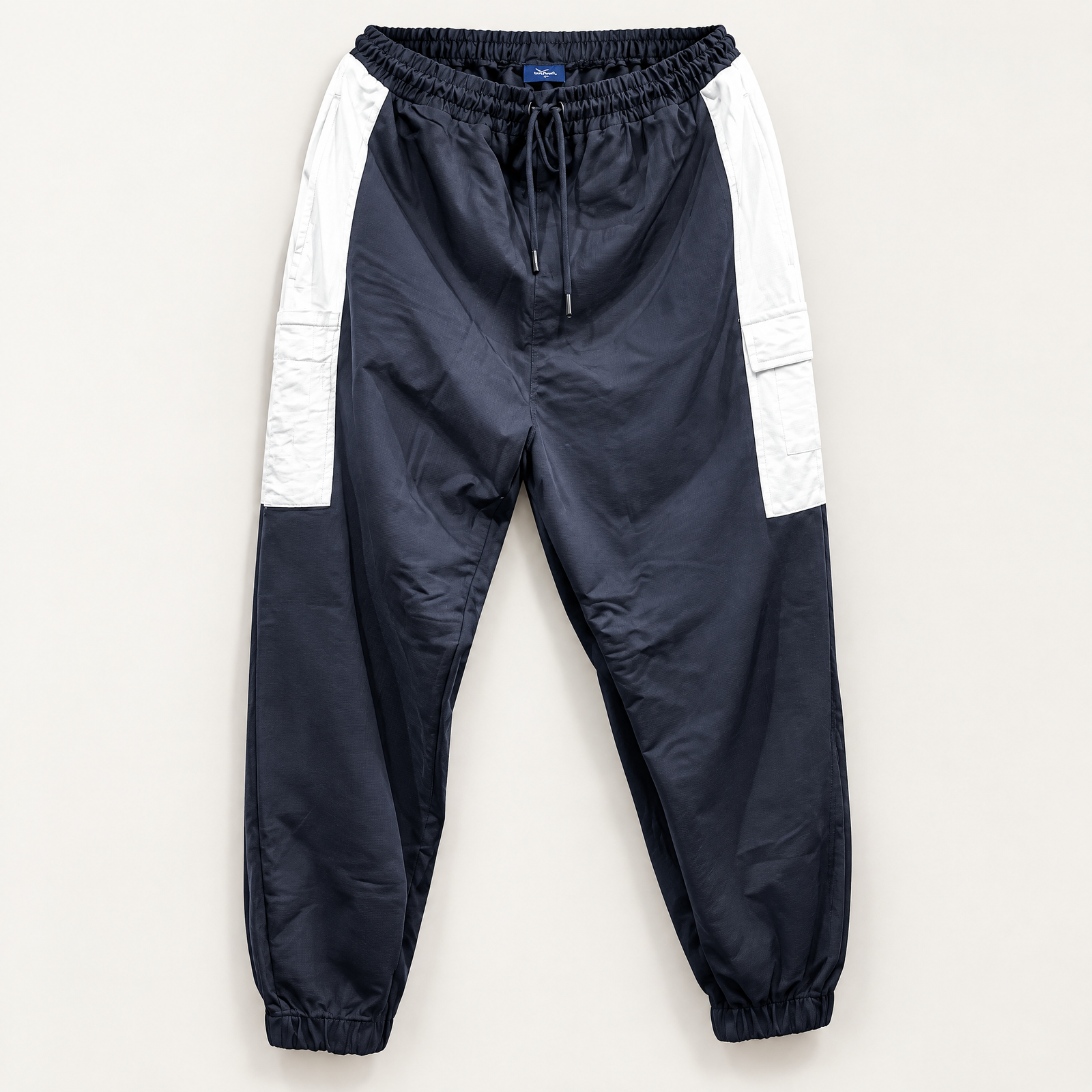 Navy Cargo Track Pants