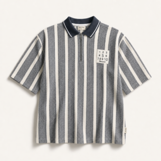 Numeric Stripe Polo
