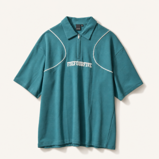 FiveFourFive Teal Polo