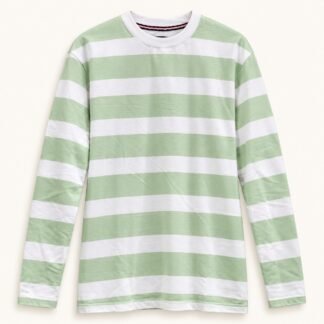 Mint Wide Stripe Long Sleeve