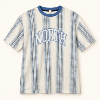Blue North Striped Tee