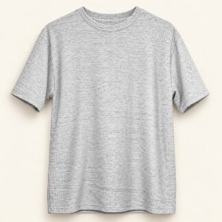 Grey Speckled Textured Tee