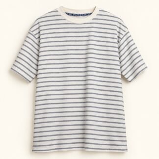 Grey Breton Stripe Tee