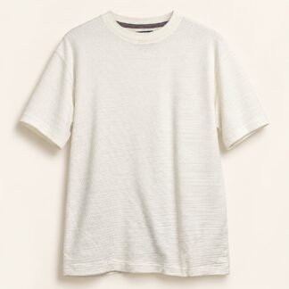 Ivory Microtexture Tee