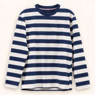 Navy Classic Stripe Long Sleeve