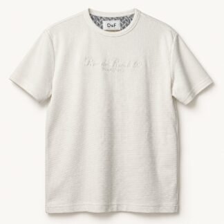 Ivory Rivoli Textured Tee