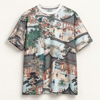 Courtyard Scenic Print Tee