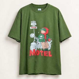 Olive Route 66 Graphic Tee
