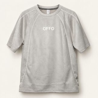 Grey Piped Tee