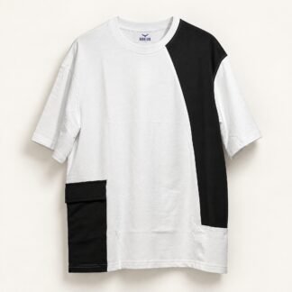Monochrome Panel Pocket Tee